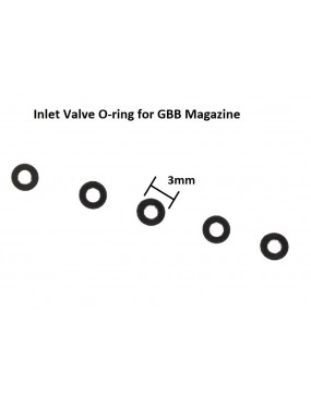 Inlet Valve O-ring for GBB Magazine [Maple Leaf]