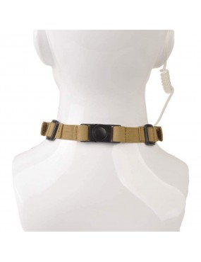 Tactical Throat Mic - Dark Earth [Z-Tac]