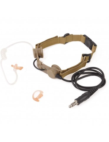 Tactical Throat Mic - Dark Earth [Z-Tac]