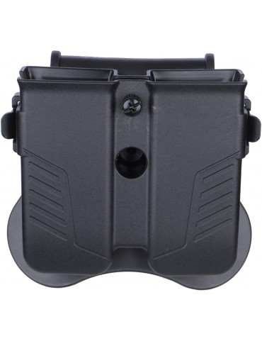 Universal Double Magazine Pouch - Black [Amomax]