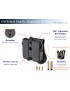 Universal Double Magazine Pouch - Black [Amomax]