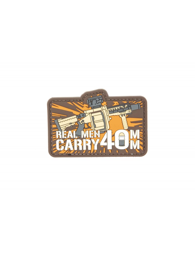 Patch - Real Man Carry 40mm
